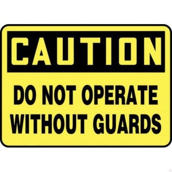 Accuform OSHA CAUTION SAFETY SIGN DO NOT MEQM713VP MEQM713VP - main